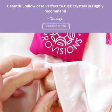 Crystal Dreams Satin Pillowcase