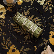 natural eucalyptus bundle used for meditation, space clearing, and mindfulness practices