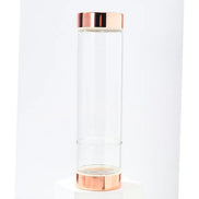 Crystal Infusing Glass Water Bottle