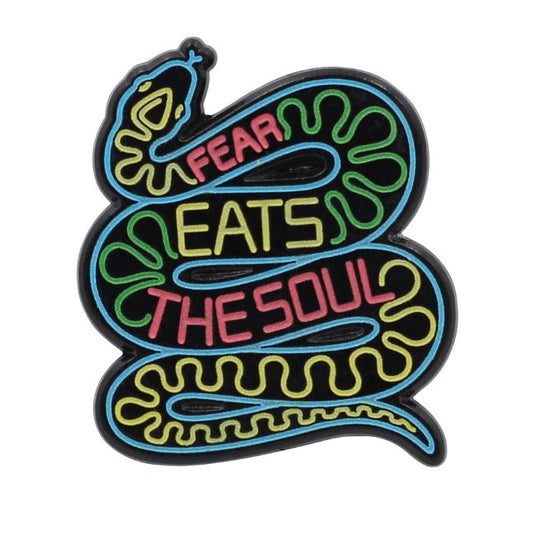 Fear Eats the Soul Snake Enamel Pin