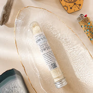 herbal foot soak with epsom salt and essential oils for home spa pedicure