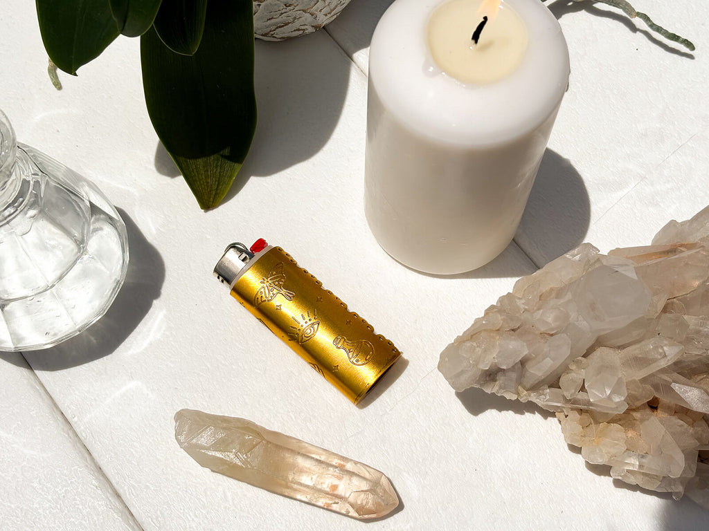 Brass Ritual Lighter Case - Goddess Provisions