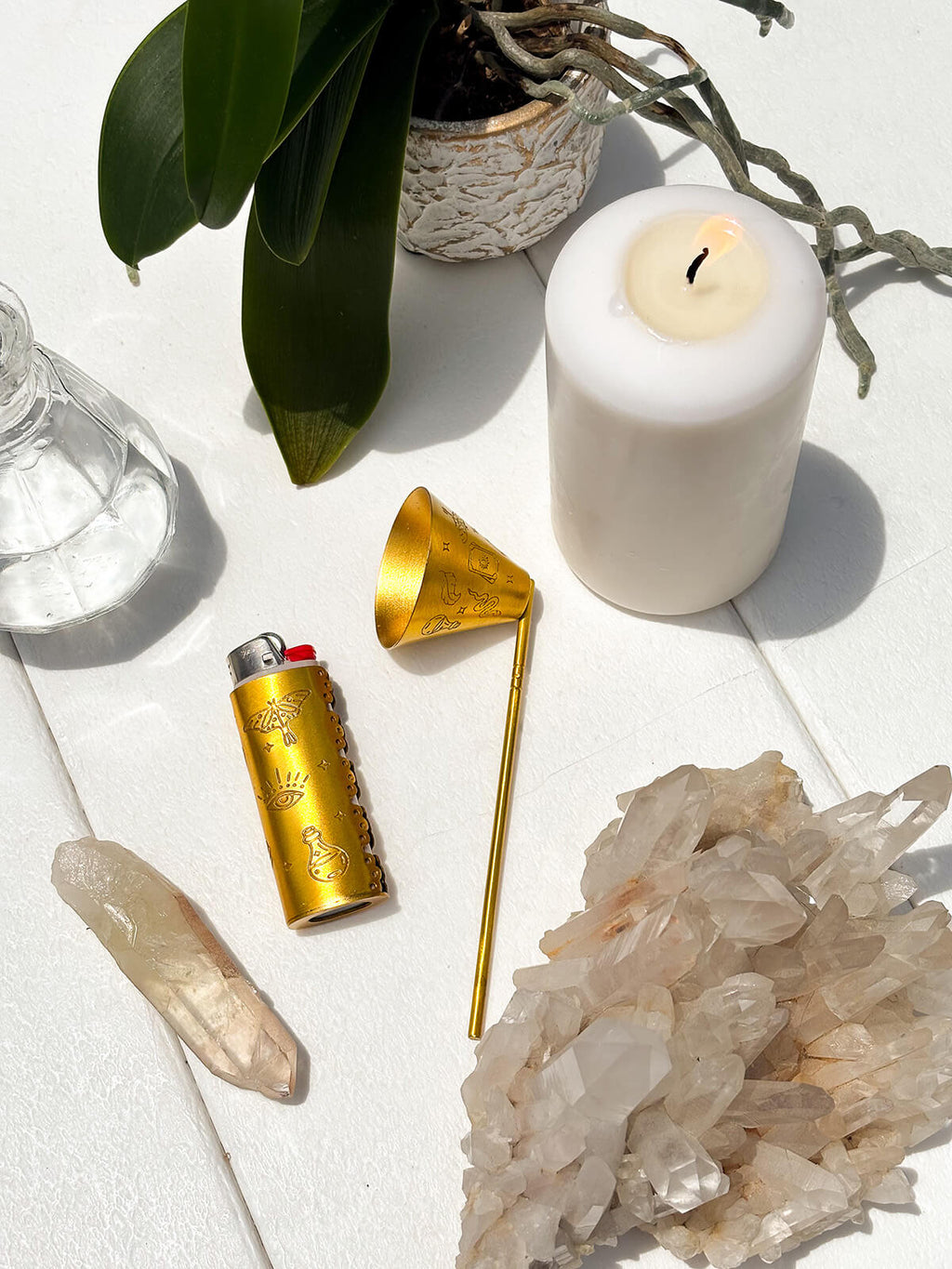 Brass Ritual Lighter Case - Goddess Provisions