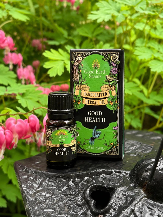 herbal aromatherapy oil blend for meditation, self care, and intention setting