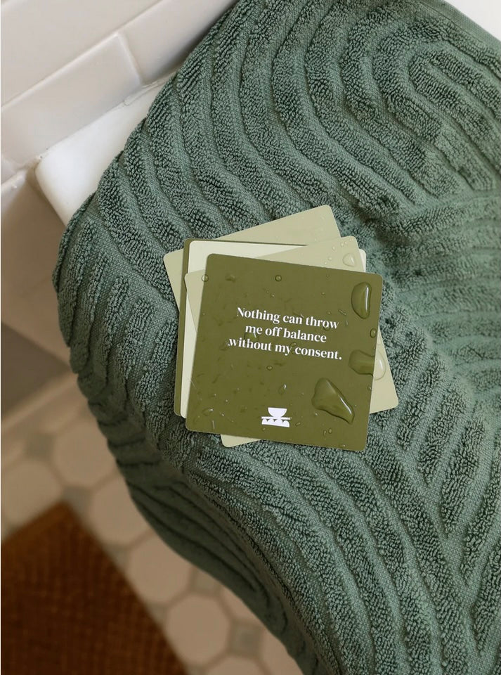 Realign with your inner peace and clear your mind Grounding Shower affirmations