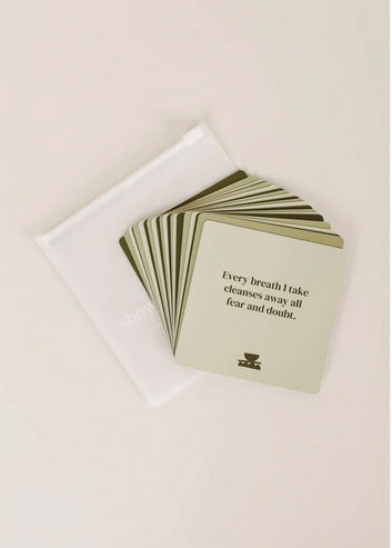 Realign with your inner peace and clear your mind Grounding Shower affirmations