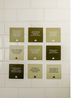 Realign with your inner peace and clear your mind Grounding Shower affirmations