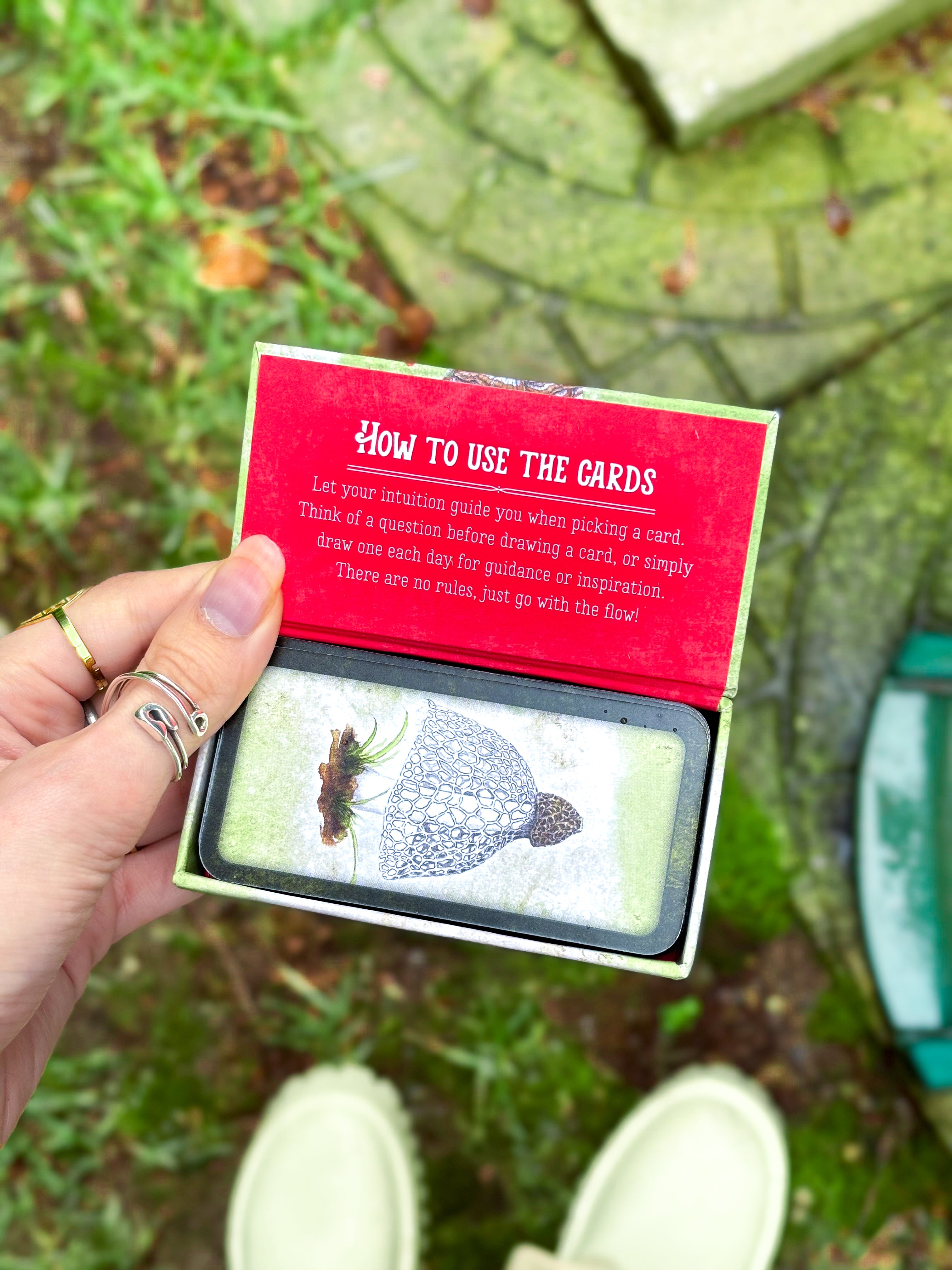 🍄 Affirmation cards for woman - Embrace Fungi Wisdom with the Mushroom Affirmation Deck - 40 Affirmation cards