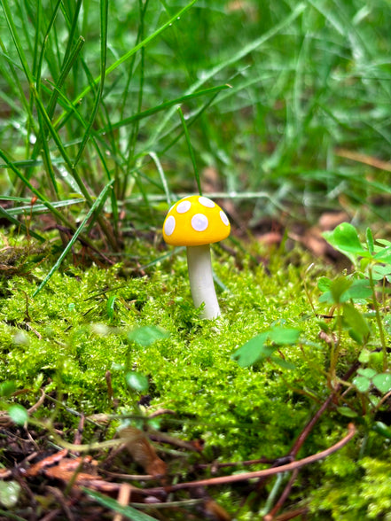 Enchant Your Garden with Handmade Mystical Woodland Mushroom Picks, spiritual home decor, photo 2