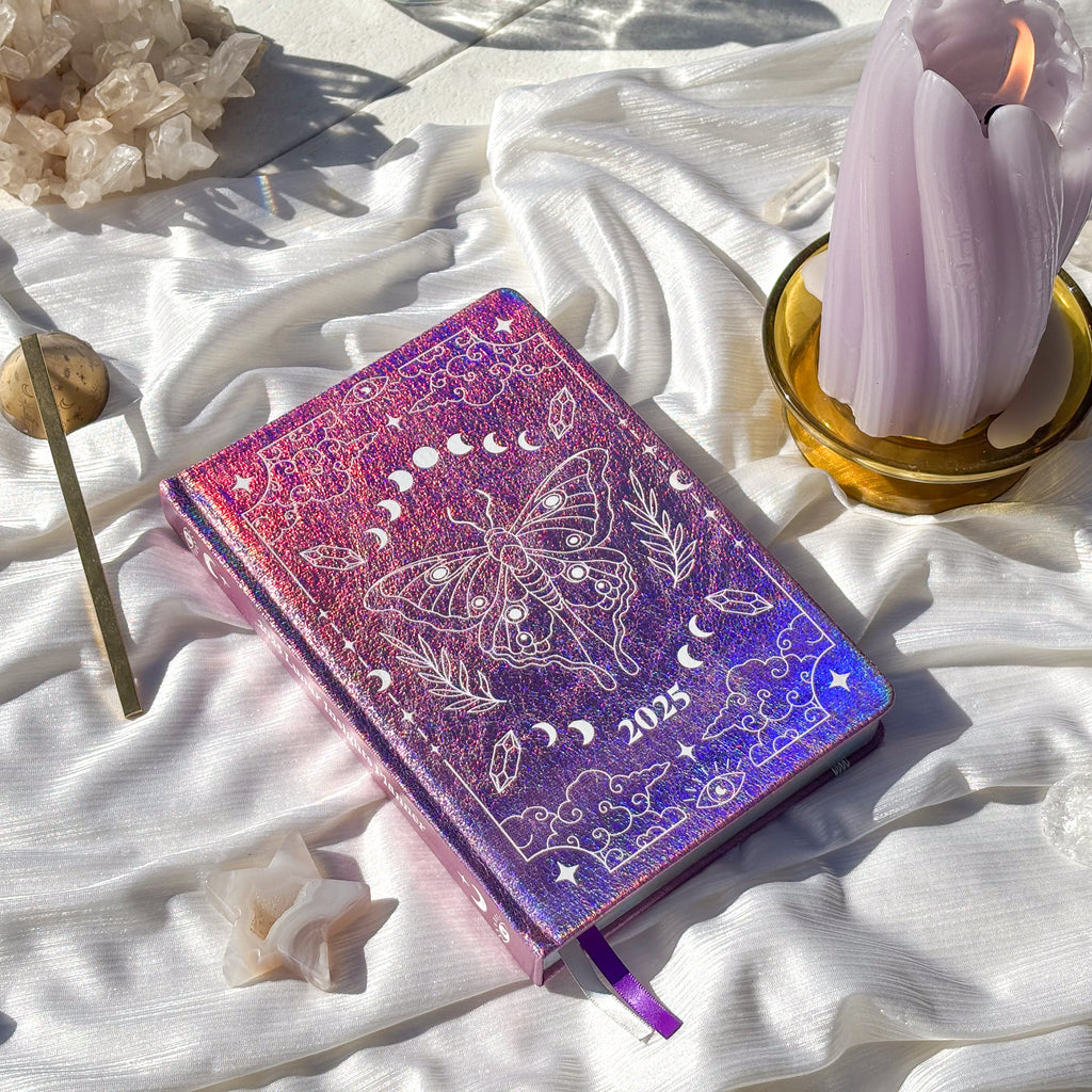 Attract Abundance 2025 bundle pack - Black Lunar Planner - Moon Planner