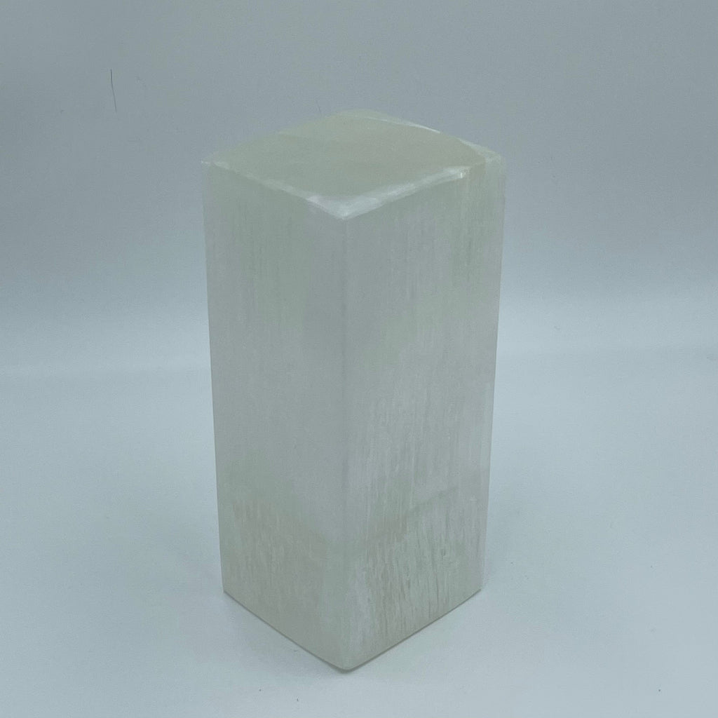 Selenite Block Lamp