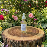 shimmer body oil with sunflower, jojoba, and grapeseed oils for glowing hydrated skin