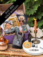 Wild Woman subscription box filled with empowering tools and rituals to embrace untamed feminine energy, body celebration, and divine connection.