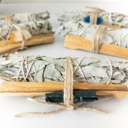 Palo Santo, Sage & Crystal Smoke Cleansing Bundle