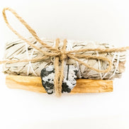 Palo Santo, Sage & Crystal Smoke Cleansing Bundle