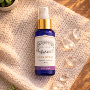 Aromatherapy aura spray for letting go, stress relief, and refreshing your energy and space