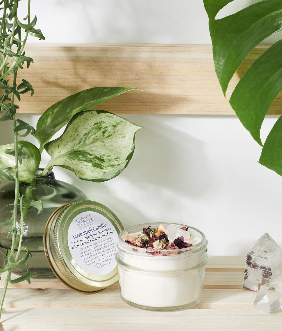 Organic Love Spell Intention Candle
