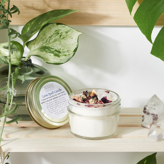 Organic Love Spell Intention Candle