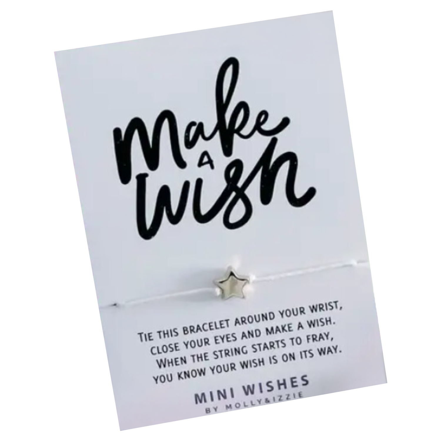 Make a wish bracelet - Silver jewelry 