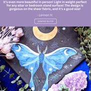 Midnight Garden Scarf & Altar Cloth