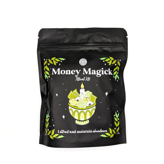 Money Magick Ritual Kit by Goddess Provisions on white background