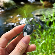 moss agate crystal for growth, grounding, and connection to nature