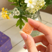 lemon flavored nootropic gummies with lion's mane and l-theanine for productivity
