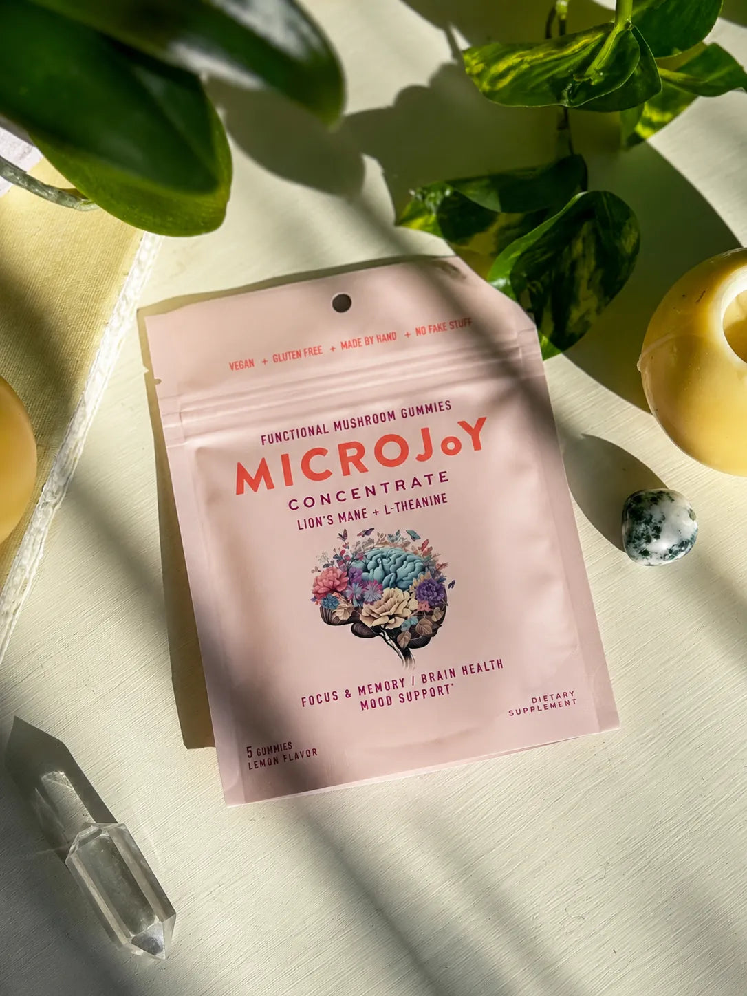 lion's mane mushroom gummies with l-theanine for focus, memory, and mental clarity