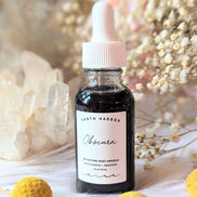 Detoxify and rejuvenate your skin with Obscura Ampoule Serum. Infused with Black Seaweed and Bamboo Charcoal, this vegan elixir refreshes all skin types. Available at Goddess Provisions.