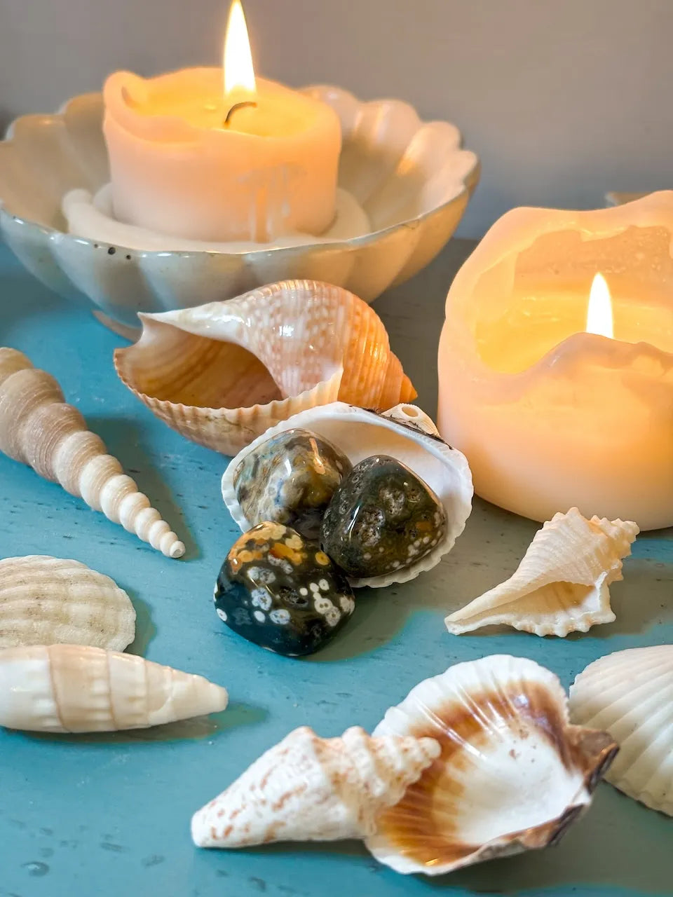 ocean jasper crystal for emotional healing, calm energy, and spiritual balance