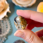 ocean jasper crystal for soothing energy, stress relief, and emotional grounding