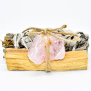Palo Santo, Sage & Crystal Smoke Cleansing Bundle