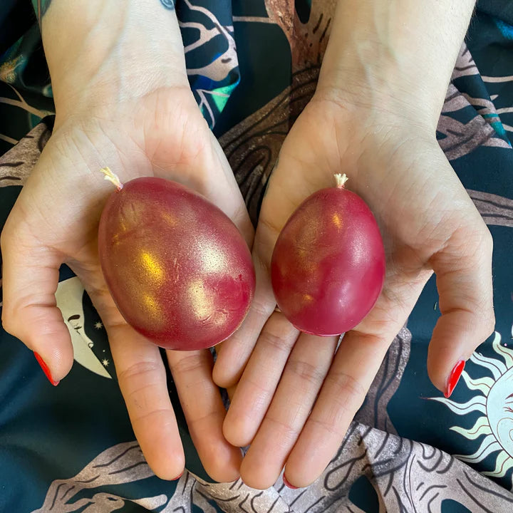 🔥 Phoenix Egg Candle – Ritual Fire for Rebirth, Renewal & Personal Power