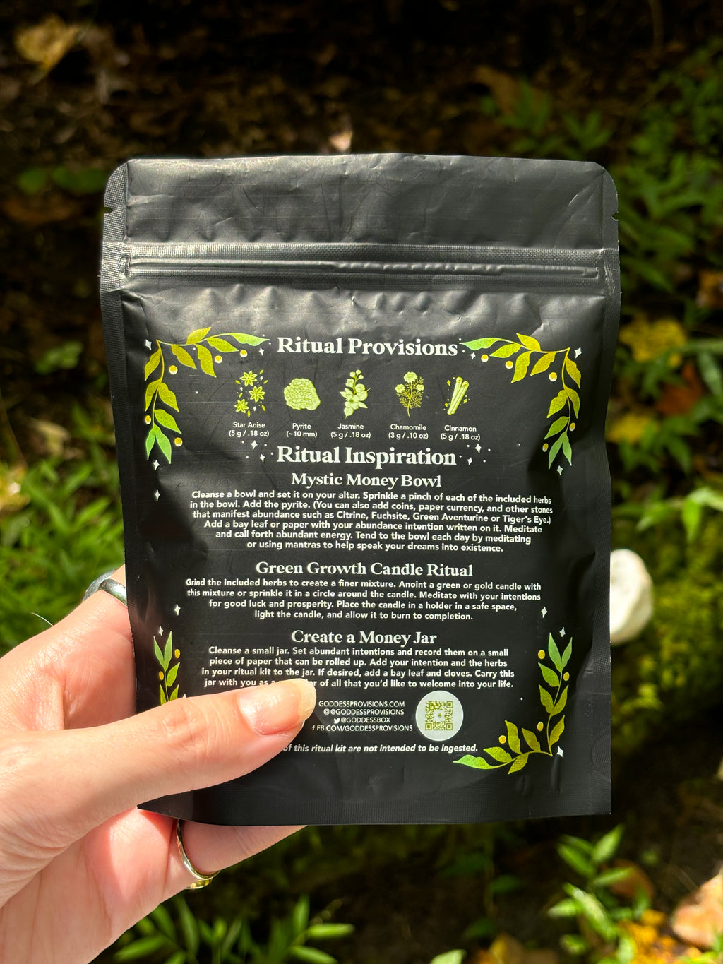 Attract Abundance Ritual Bundle includes Money Magic, Mystic Cauldron sets - Goddess Provisions