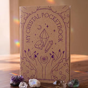 crystal journal notebook for tracking healing stones, rituals, and crystal collections