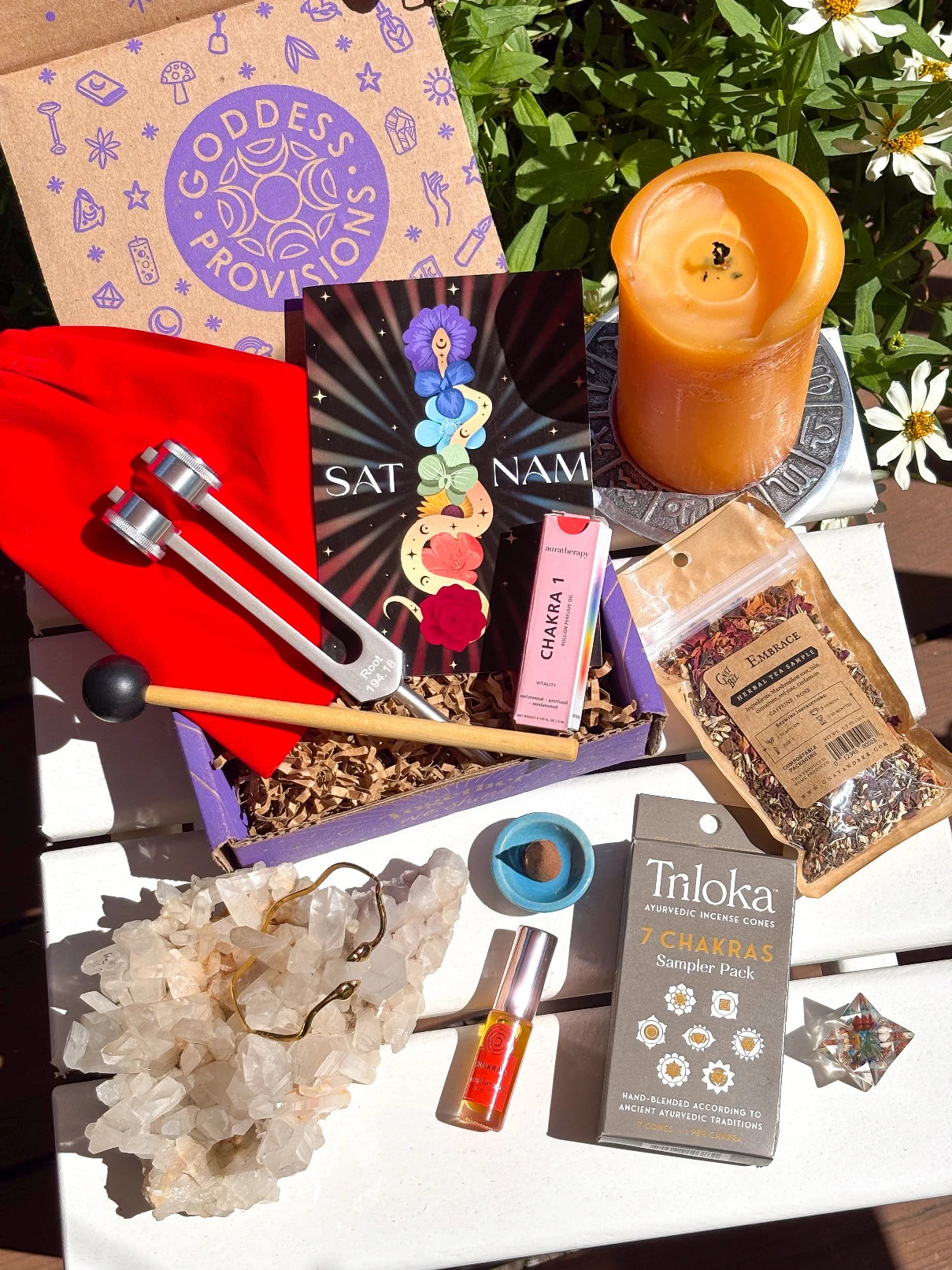 Premium Spiritual Subscription Box 2025 | Goddess Provisions - Healing Crystals - altar tools -
