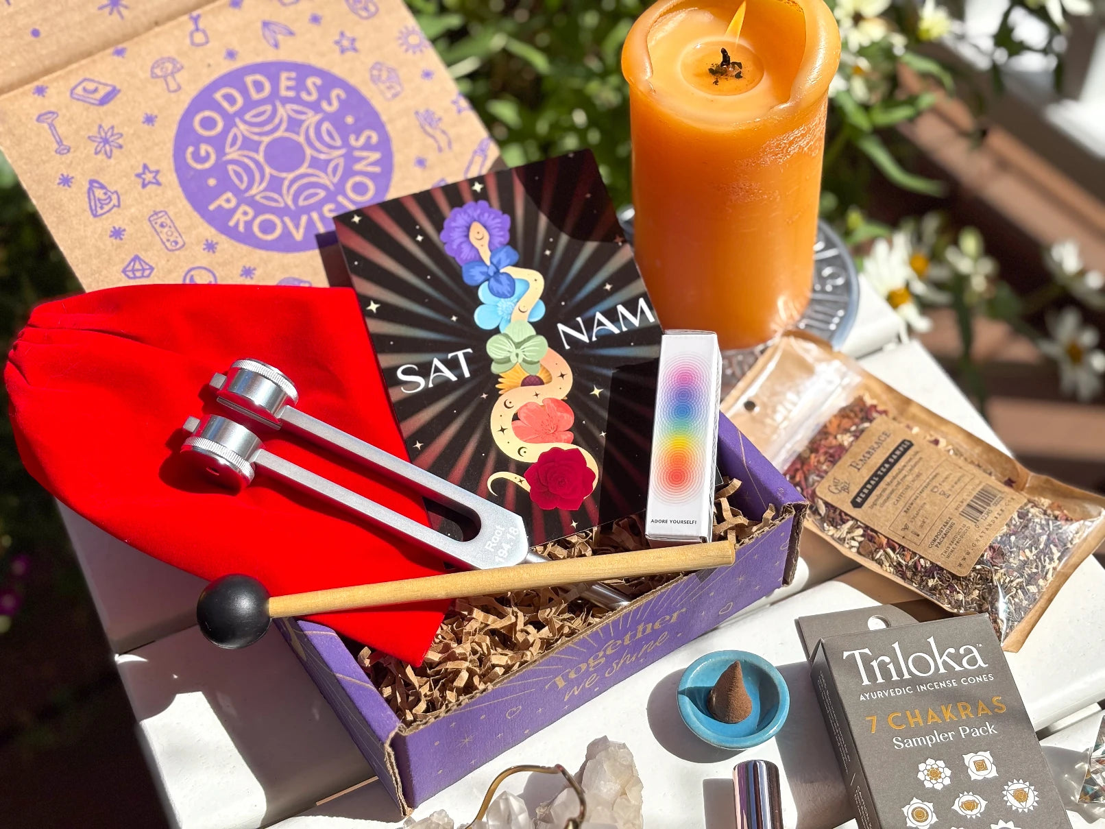 Premium Spiritual Subscription Box 2025 | Goddess Provisions - Healing Crystals - altar tools -
