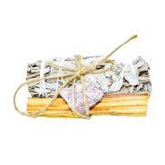 Palo Santo, Sage & Crystal Smoke Cleansing Bundle
