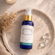 Pure love aura spray for heart chakra healing, self love, and emotional balance