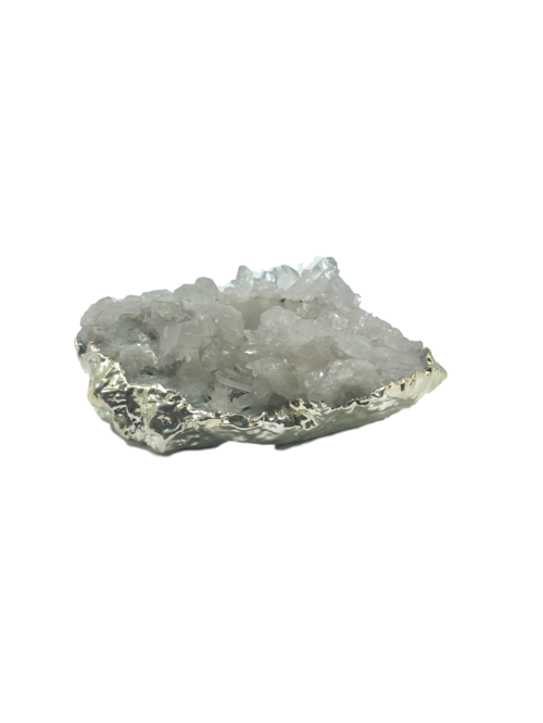 Quartz Cluster Tea Light Holder