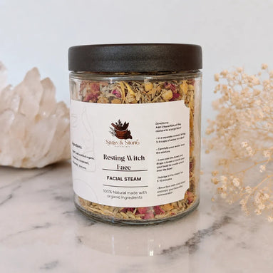 botanical facial steam blend for self care, relaxation, and refreshed skin