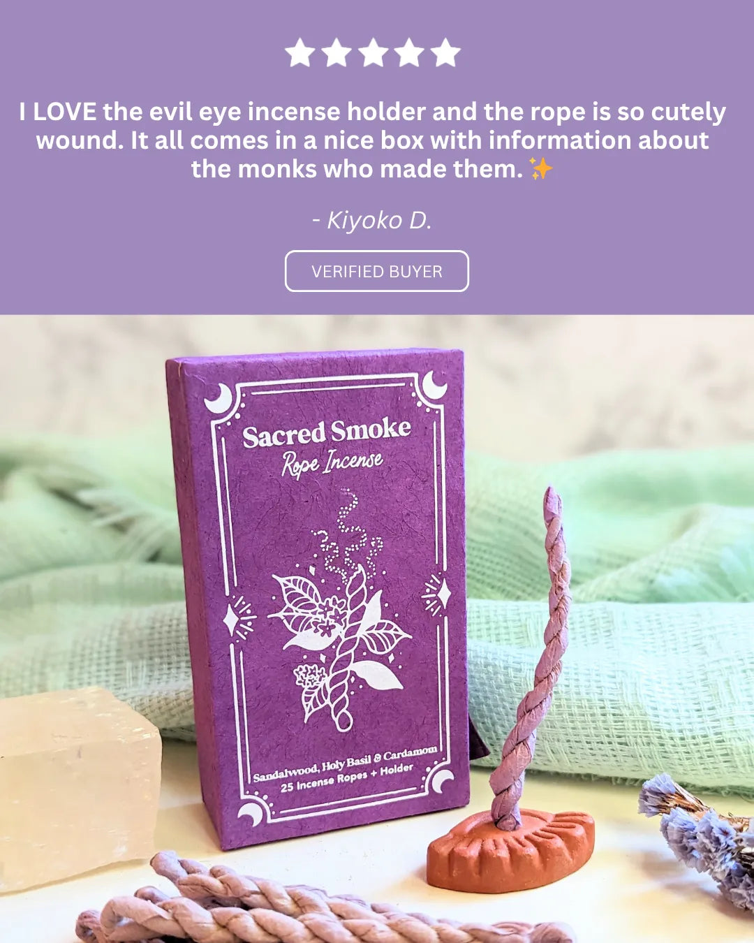Sacred Smoke Rope Incense