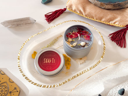 Shakti Scented Candle, spiritual home decor, photo 4