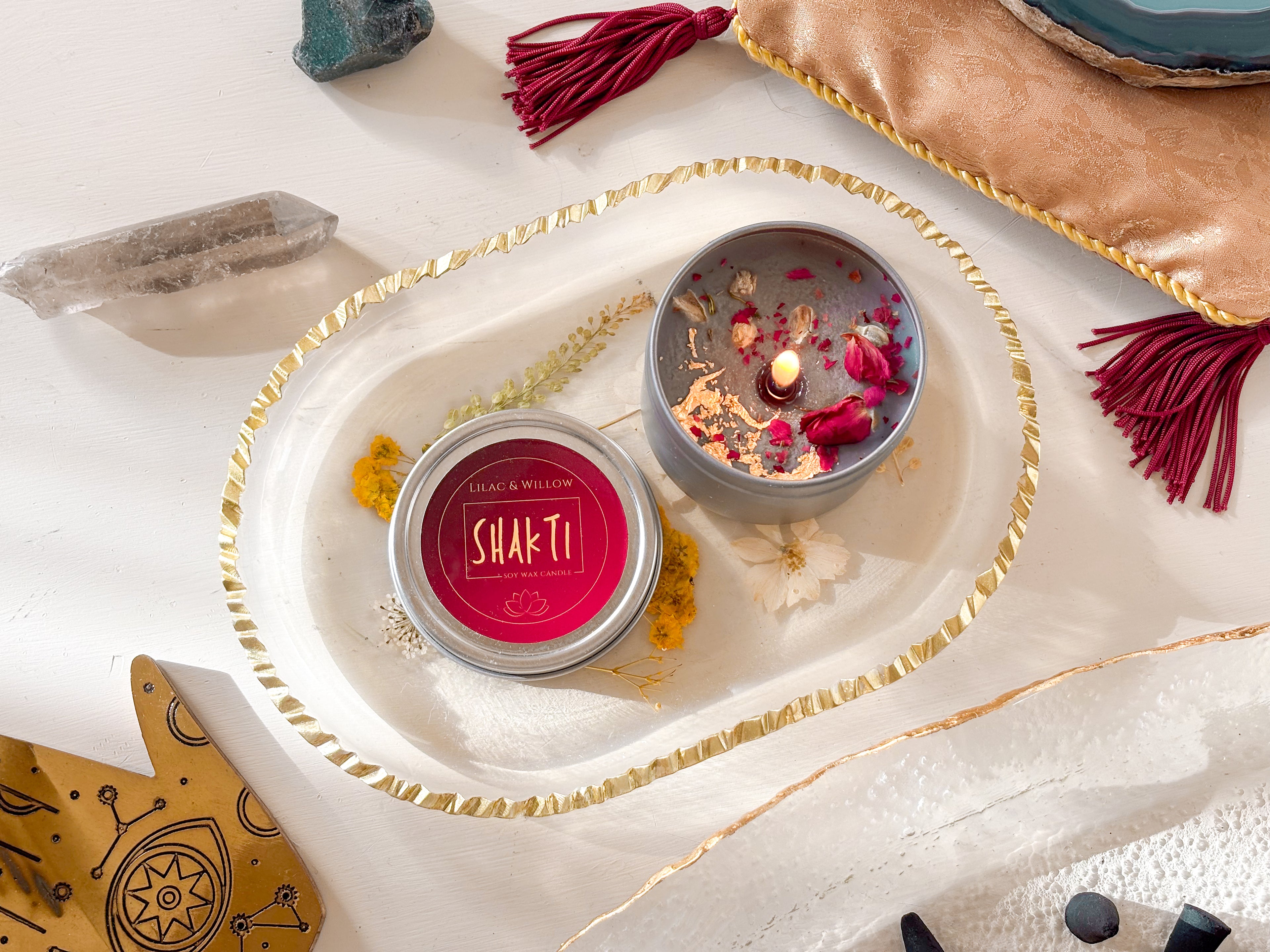 Shakti Scented Candle - Fragranced Candle - Candle for the home - Home Decor