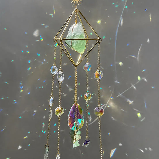 Sparkling Citrine Suncatcher