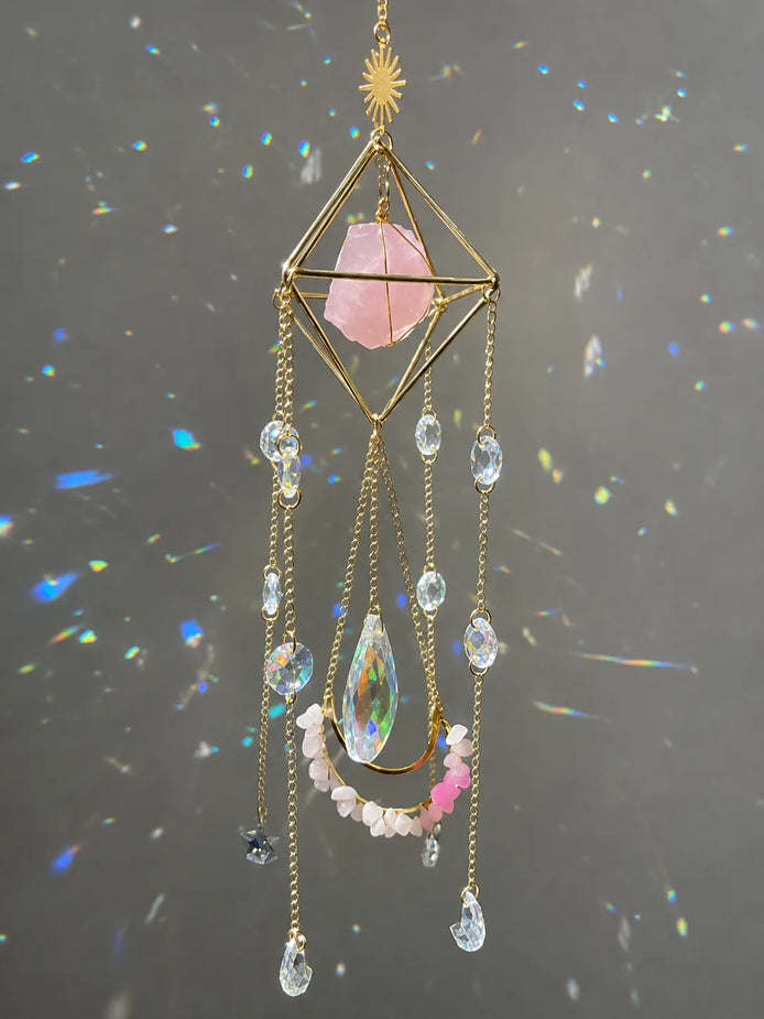 Sparkling Citrine Suncatcher