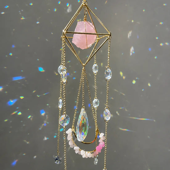 Sparkling Citrine Suncatcher