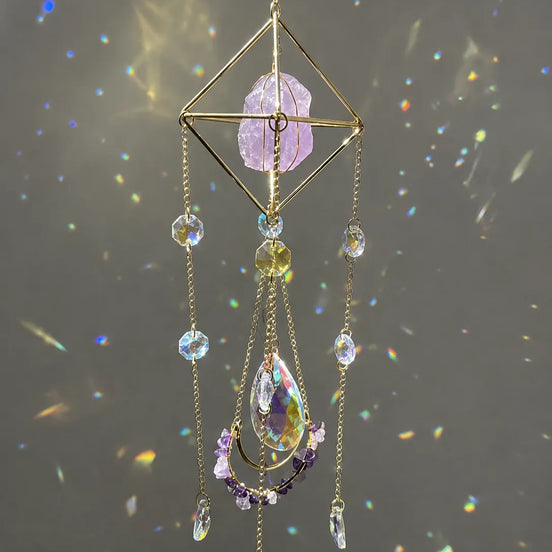Sparkling Citrine Suncatcher