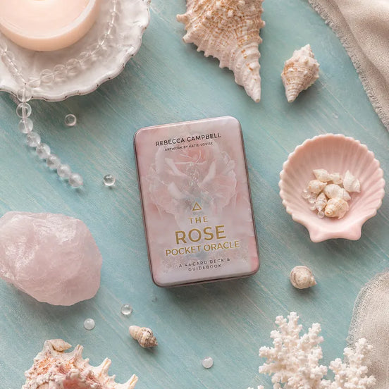 Rose Oracle Pocket Edition mini oracle deck with guidebook for spiritual guidance and intuition