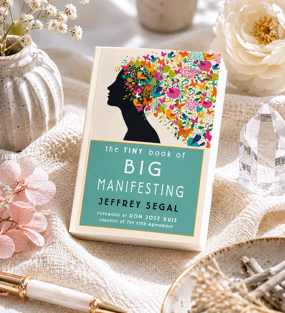 manifestation guide book with spiritual techniques for creating abundance and positive change